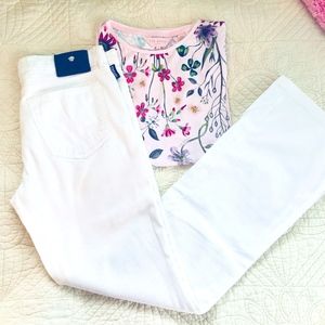 Versace White Boot Cut Jeans Pants - Size 27